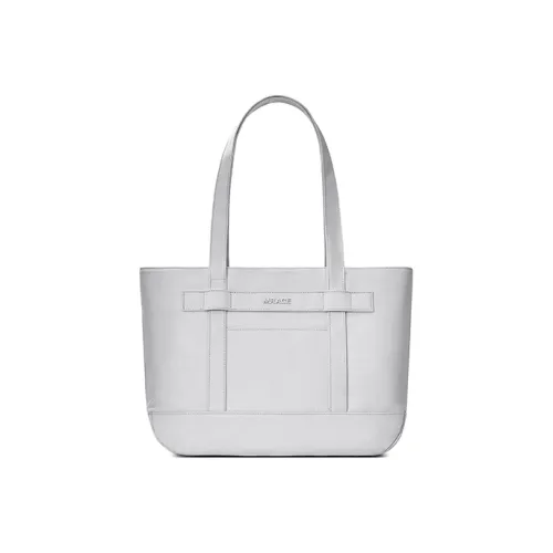 MR.ACE HOMME Полиэстер Тоут Сумка Сумка для покупок Сумка на плечо Унисекс Серо-белая краска