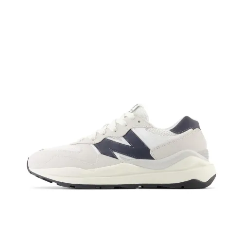 New Balance NB 5740 Низкая Поддержка Топ Повседневные Городские Кроссовки для Коммутирования и Беговых Кроссовки Унисекс Белый Синий