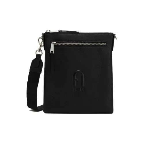 Furla Сумка через плечо из коровьей кожи маленькая мужская черная