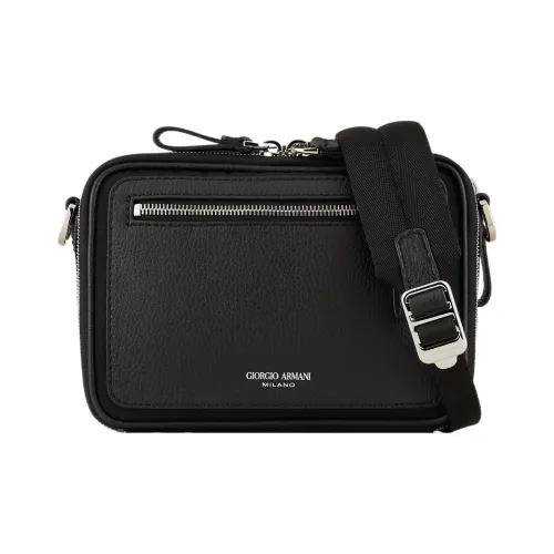 GIORGIO ARMANI Полиэстер Сумка через плечо Стандартная Мужская Черная
