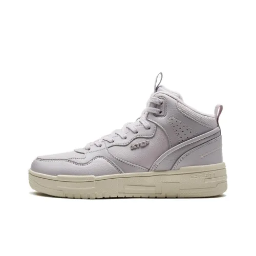 XTEP Alfalfa White Скейтборд Кроссовки Высокие Топ Particle Серый Женские