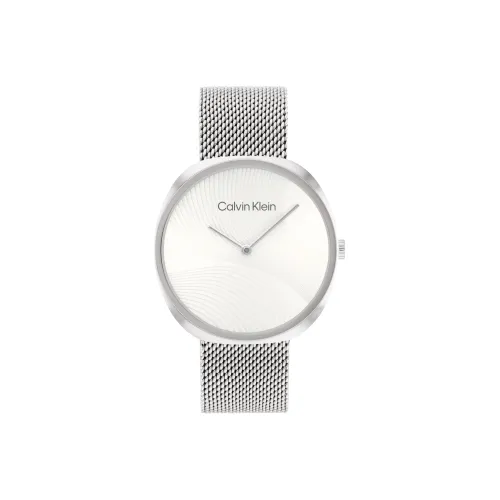 CK Calvin Klein Женские часы Кварцевый механизм Ремешок из нержавеющей стали 36,6 мм Серебристый циферблат 25200245 gj