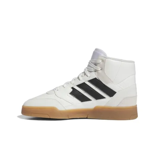 Adidas Originals Non Slip Легкие Кроссовки для скейтбординга с высоким верхом Унисекс Белые