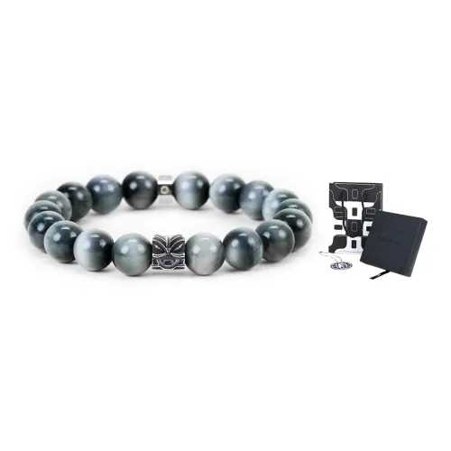 FOUNDIN Браслеты с камнем «соколиный глаз» Мужской