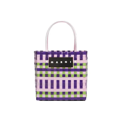 MARNI MARKET Пластик Сумка-тоут Сумка-тоут Сумка для покупок Сумка стандартная Женская Фиолетовая