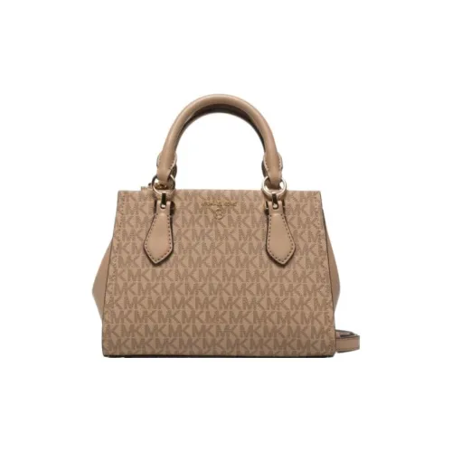 MICHAEL KORS Marilyn Кожа Через плечо Одно плечо Сумка Маленькая Женская Светлый Умбра