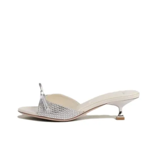 MIU MIU Слипоны Женские Белые