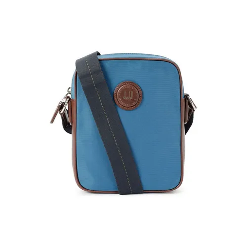 Dunhill Кожаная отделка Сумка через плечо Сумка на плечо Мужская Синяя