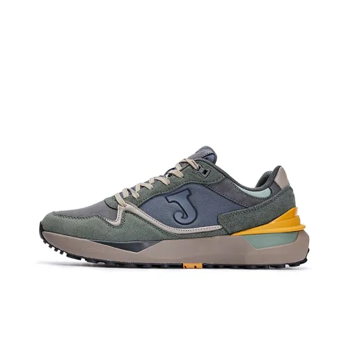 Joma Slip-resistant Abrasion-resistant Low Top Casual Shoes Men's Army Green Joma Противоскользящие Аbrasion-resistant Низкие Кеды Повседневная Обувь Мужская Армейский Зеленый