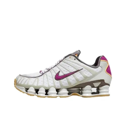 Nike Shox TL Series Амортизаторы Slip-resistant и устойчивые к истиранию Низкий топ Беговые кроссовки Мужской Элегантный серый