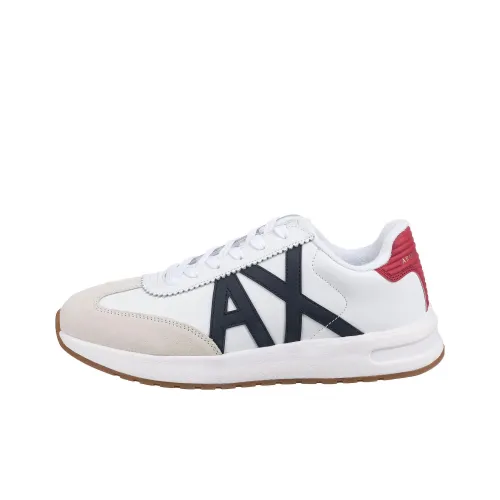 ARMANI EXCHANGEAE Низкий топ Повседневная обувь Мужская Белый