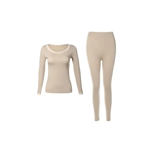 DXTOXS Теплый кожаный женский термокомплект