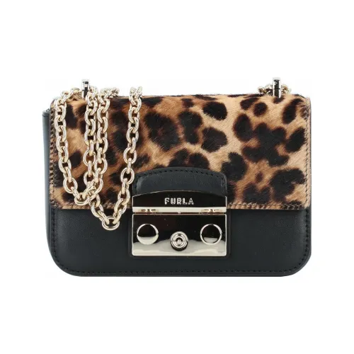 Furla Кожа Сумка через плечо Мини Женская Черная