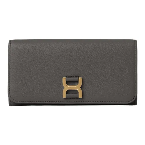 Chloe Marcie с рельефной телячьей кожей кошелек женский слоновая серый