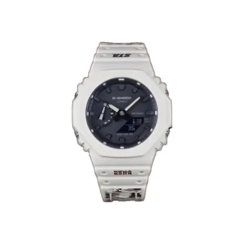 CASIO Кварцевый механизм Смольный ремешок Часы унисекс Черный циферблат