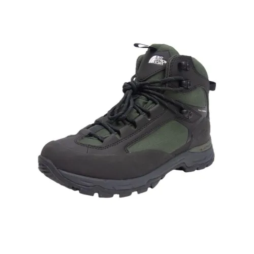 THE NORTH FACE Creston Mid Neo Future Light Slip-Resistant Abrasion-Resistant MID Топ Уличная обувь Мужская Темно-зеленый