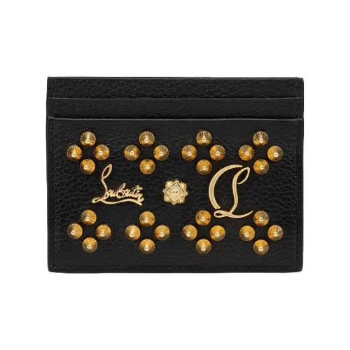 CL LUBOTING Телячья кожа Держатель для карт Держатель для карт Женский Черный