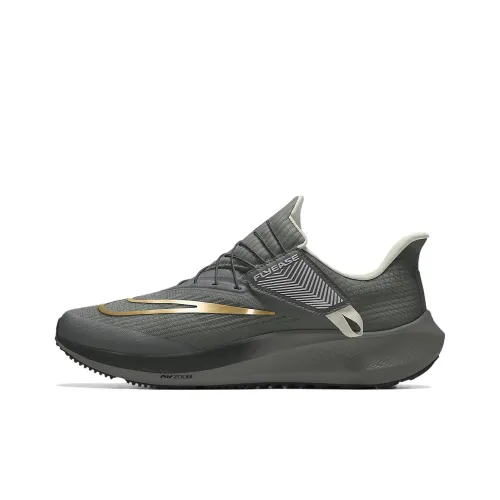Nike Pegasus FlyEase Амортизаторы Shock противоскользящие устойчивые к истиранию низкий топ беговые кроссовки мужской серый
