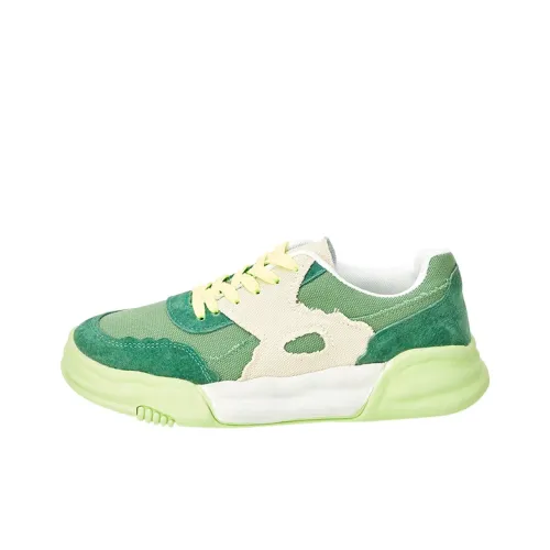 NOME Скейтборд Кроссовки Низкие Зеленые Женские