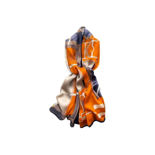 YOUYOULAN Шарфы из шелка Mulberry Женские