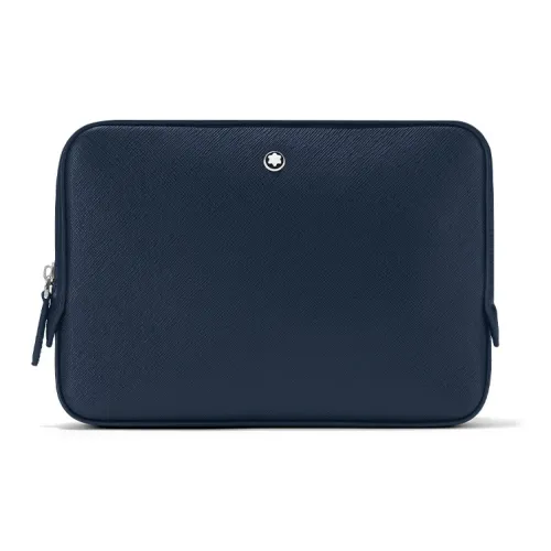 MONTBLANC Full Зернистая кожа коровы Курьерская сумка Сумка через плечо Мини Мужская Чернильно-синий