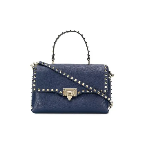 Valentino Телячья кожа Сумка через плечо Сумка Обычная Женская Синяя