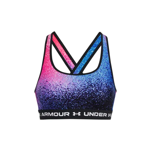 Under Armour Crossback Синий Женские Бюстгальтеры
