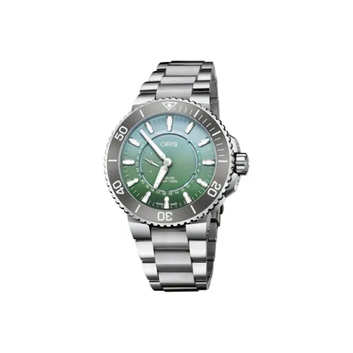 Oris Автоматический Механический Механизм Мужские Часы 43,5 мм Зеленый