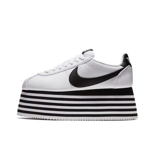Nike Cortez Slip-Resistant Abrasion-Resistant Low Top Skateboard Shoes Unisex White Найк Кортец Slip-Resistant Abrasion-Resistant Низкие Кроссовки для Скейтбординга Унисекс Белые