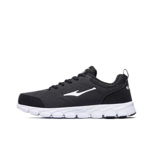 Erke Беговые кроссовки Low Top Черный Белый Мужской
