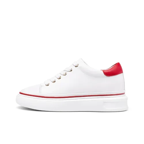 He Jinchang Hermione Collection Низкий топ Повседневная обувь Женская Белая