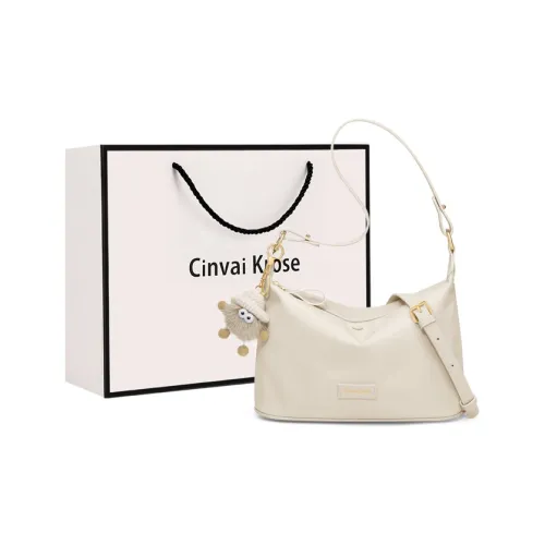 CinvaiKrose Ткань с синтетической кожей подмышечный сумка на плечо маленькая женская облако топ осветляющий элегантный шикарный черный