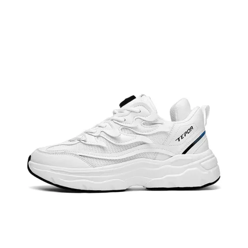 TEPOR Пламя Термический Низкий Топ Кроссовки с Толстой Подошвой Унисекс