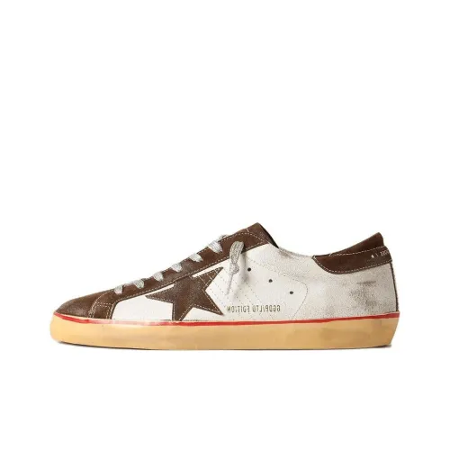 Golden Goose Супер Звезда Скейтборд Кроссовки Низкие Топ Хаки Мужские