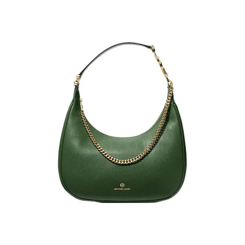 MICHAEL KORS Piper Litchi Grain Leather Crossbody Bag Shoulder Bag Women's Green MICHAEL KORS Piper Личи Зернистая Кожа Сумка через плечо Сумка для плеча Женская Зеленая