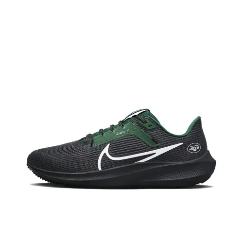Nike Air Zoom Pegasus 40 Slip-resistant Abrasion-resistant Low Top Marathon Running Shoes Men's Black Green Найк Эйр Зум Пегасус 40 Противоскользящий Устойчивый к истиранию Низкий Топ Марафон Беговые Кроссовки Мужские Черный Зеленый