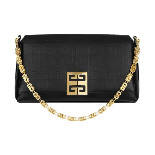 Givenchy Телячья кожа Портативная Сумка через плечо Маленькая Женская Черная