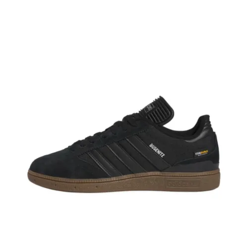 Adidas Originals Busenitz Slip-Resistant Abrasion-Resistant Low-Top Skateboard Shoes Men's Black Adidas Originals Busenitz Противоскользящие устойчивые к истиранию низкие топовые скейтбордические кроссовки мужские черные