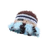 Коричнево-голубой