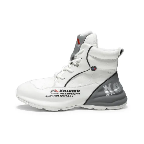 KOLUMB Высокий Топ Casual Мужской Hundred Серый