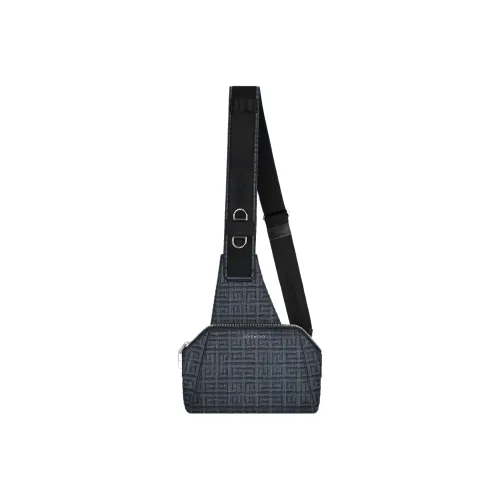 GIVENCHY Antigona Denim с хлопком телячья кожа сумка через плечо маленькая мужская серая