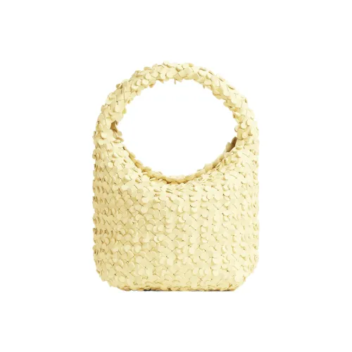 Bottega Veneta Cabat Овечья шкура Ведрообразная сумка Маленькая Женская Ромашка