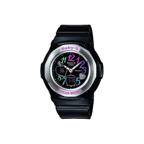 CASIO Baby G Collection Кварцевый механизм механический ремешок из смолы часы унисекс разноцветный циферблат модель BGA1011BJF