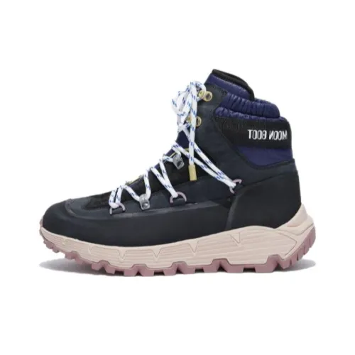 MOON BOOT Tech HIKER Высокие Топы Повседневная Обувь Мужская Черная Синяя