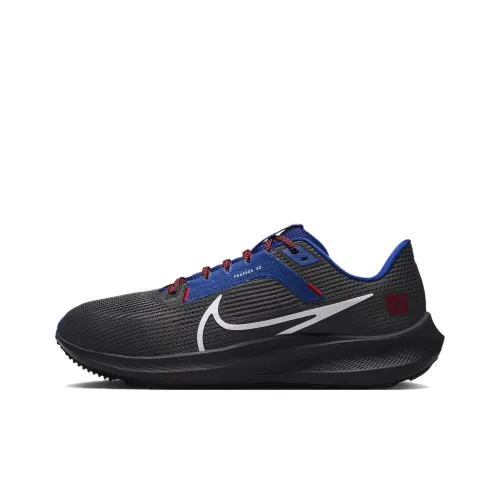 Nike Air Zoom Pegasus 40 Устойчивые к истиранию Низкие Кроссовки для бега Мужские Серый Синий