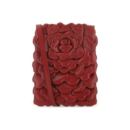 Valentino Atelier Напп Кожа Сумка через плечо Женская Красная