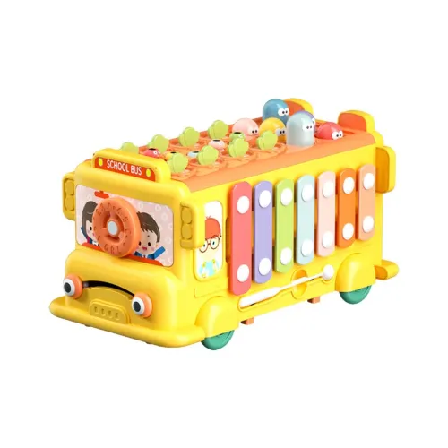 YISBRO Детский Малыш Многофункциональный Комбинация Автобус Машина Музыкальный Электрический Улучшающий Мозг Пианино Игрушка