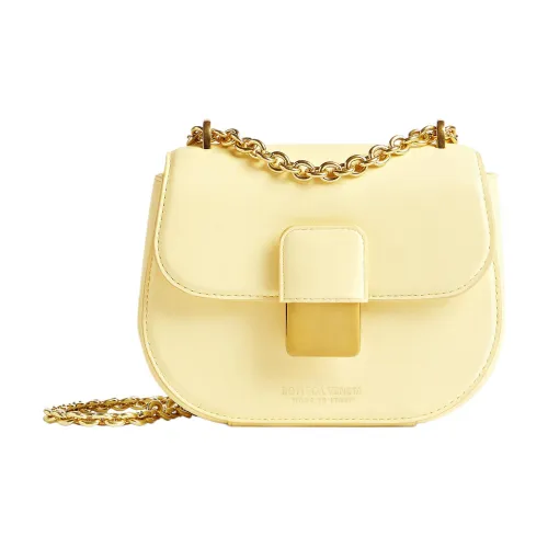 Bottega Veneta Сумка через плечо из коровьей кожи Mini Женская Ромашка Желтая