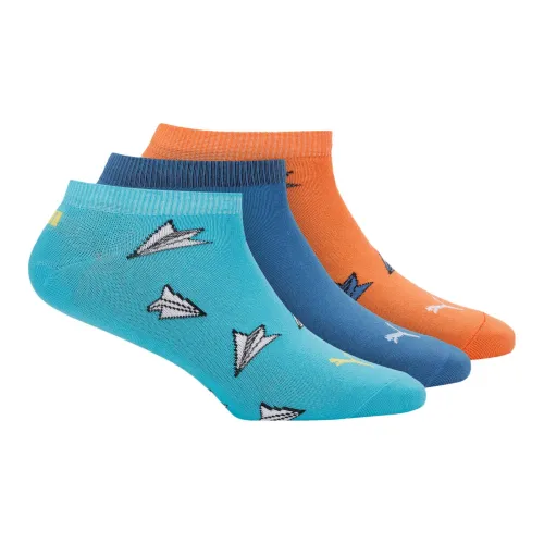 PUMA 3 упаковки Аква Синий + Морковный + Звезда Сапфир Мужские носки
