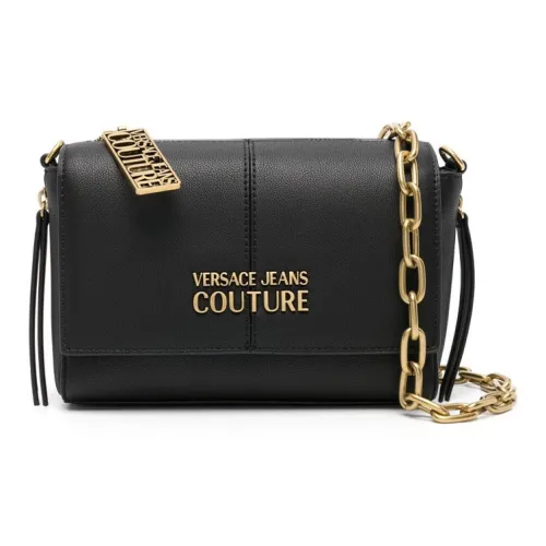 VERSACE JEANS COUTURE Полиуретан Сумка через плечо Сумка на плечо Женская Черная